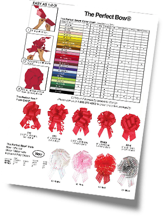 Perfect Bows Color Chart Small